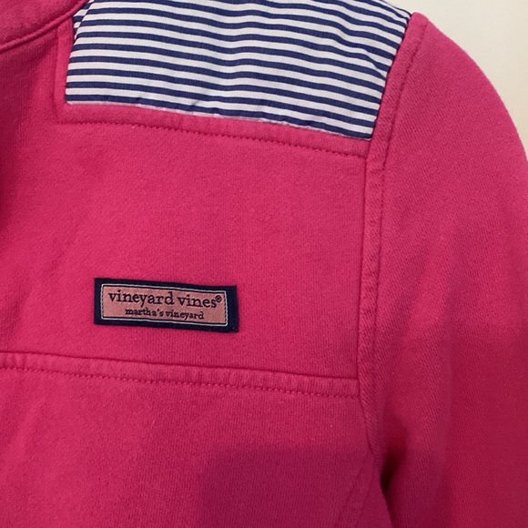 Vineyard Vines Hot pink 1/4 Zip Sweatshirt - Picture 3 of 8
